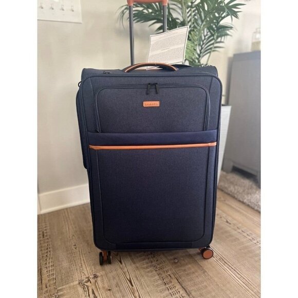 New CHAMPS Classic II 20“ carry-on in in Navy Softside Luggage suitcase Spinner - Picture 3 of 12